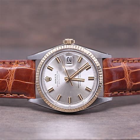 brown leather strap rolex|best leather strap for Rolex.